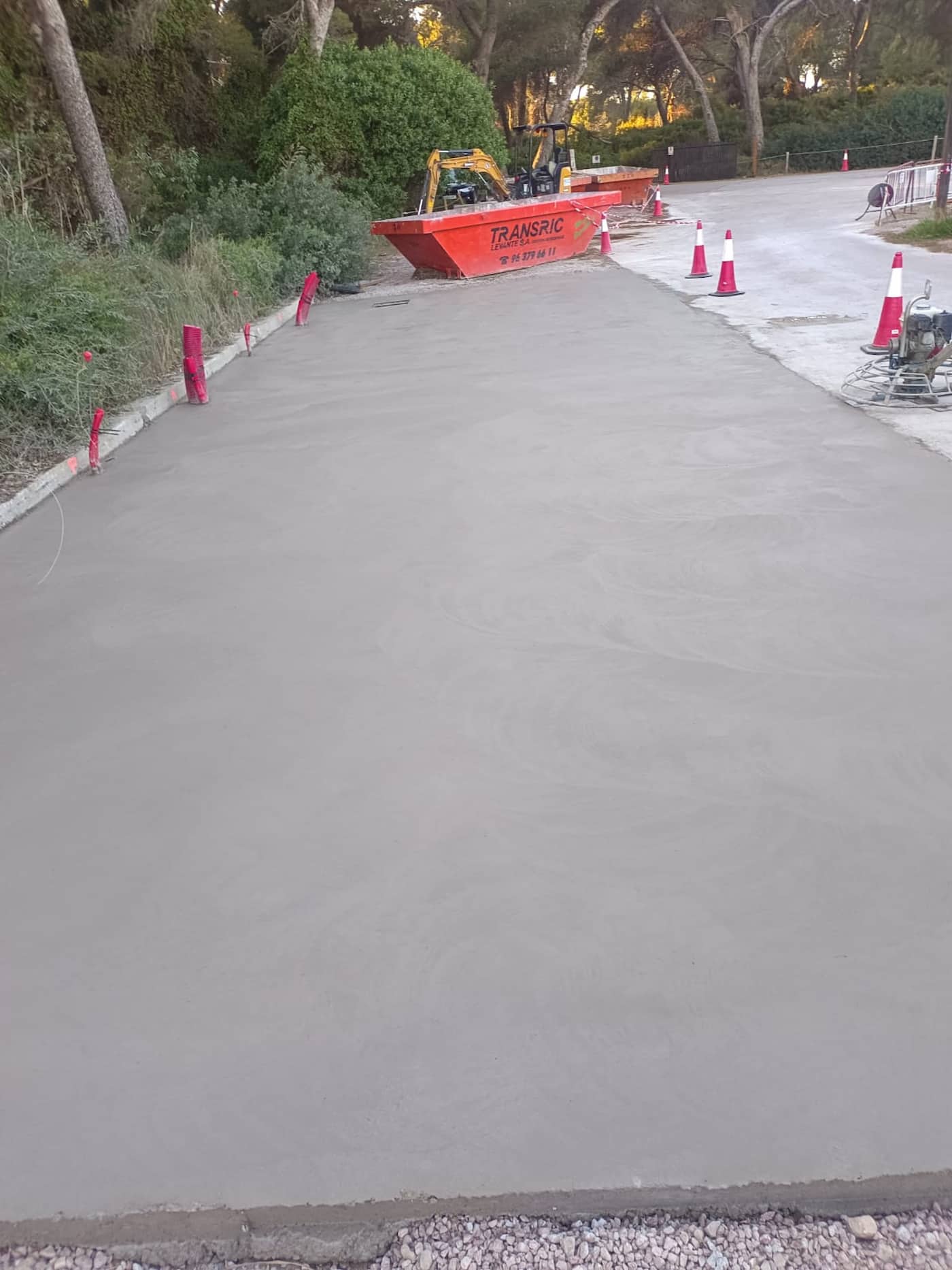 zona parking cementada
